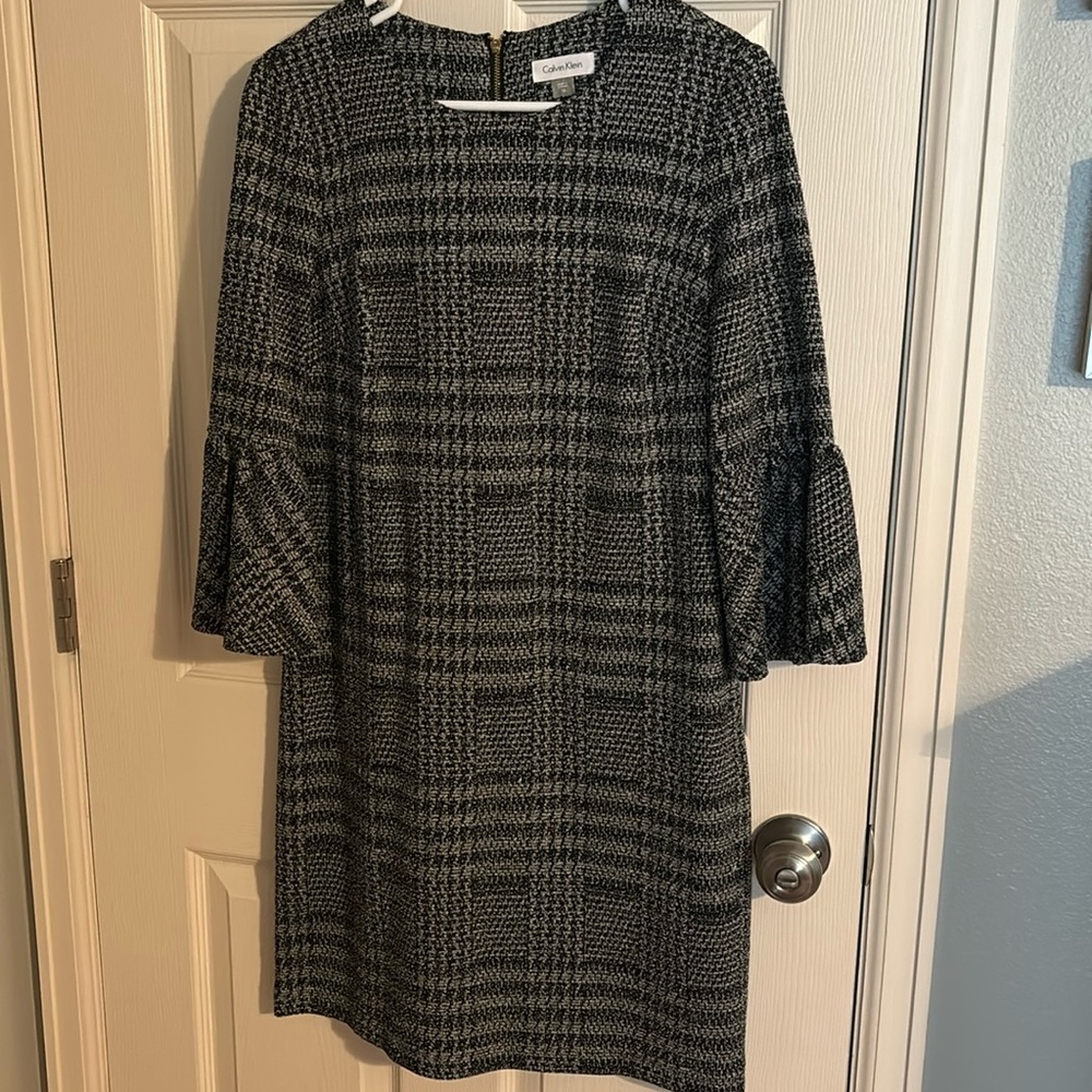 Calvin Klein textured dress